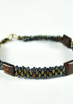 Men's Bronzite Bracelet