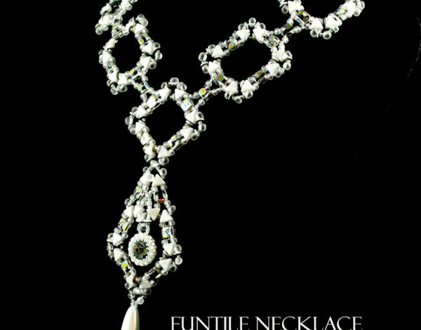 Funtile Necklace in White