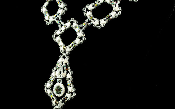 Funtile Necklace in White