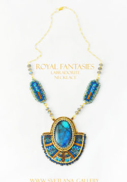 Royal Fantasies Labradorite Necklace and Earrings Set