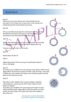 Boann Necklace Beading Pattern Tutorial