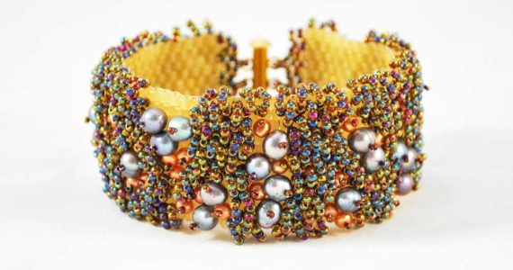 Merry Berry Pearl Bracelet - Front - Svetlana.Gallery