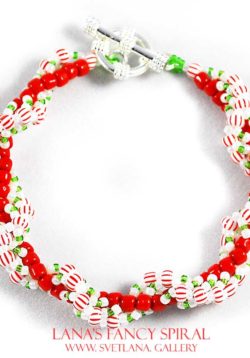 Lana's Fancy Spiral Bead Pattern And Tutorial