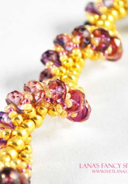 Lana's Fancy Spiral Bead Pattern And Tutorial