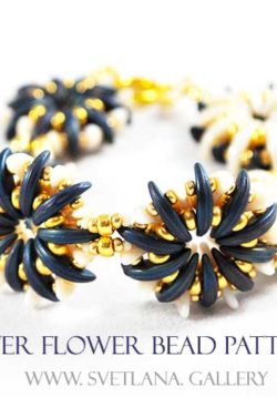 Water Flower Bead Pattern And Tutorial