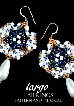 Largo Earrings Bead Pattern And Tutorial