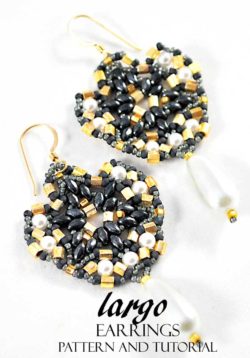 Largo Earrings Bead Pattern And Tutorial