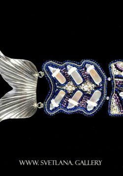 Pearly Fish Statement Necklace