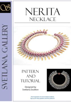 Nerita Necklace Beading Pattern Netting Stitch Tutorial