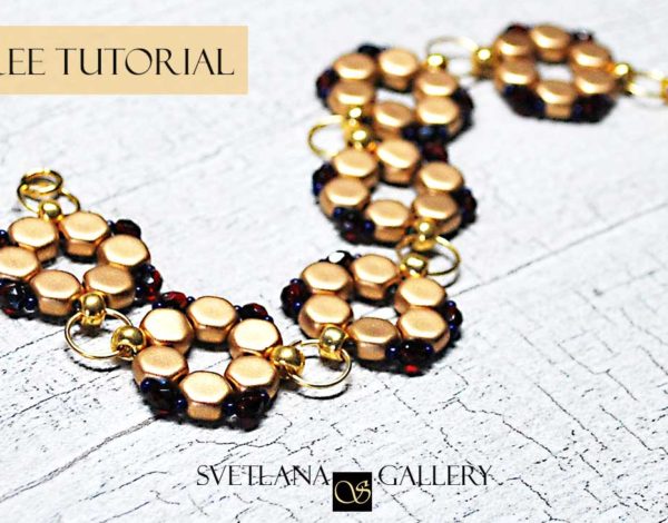 Bracelet Tutorial with Honeycomb Beads