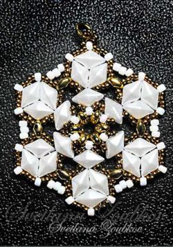 Crystallina Pendant Bead Pattern Tutorial