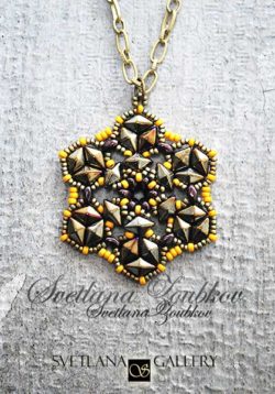 Crystallina Pendant Bead Pattern Tutorial