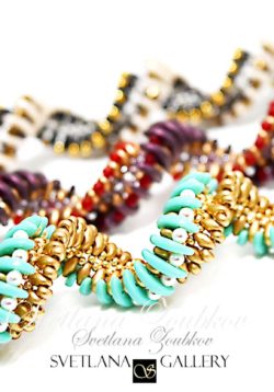 Kangra Crescent Spiral Necklace Pattern Tutorial