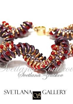 Kangra Crescent Spiral Necklace Pattern Tutorial