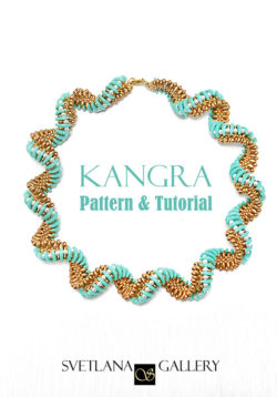 Kangra Crescent Spiral Necklace Pattern Tutorial
