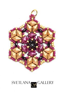 Crystallina Pendant Bead Pattern Tutorial