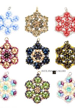 Crystallina Pendant Bead Pattern Tutorial