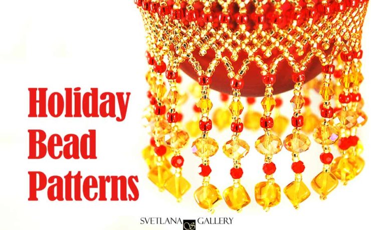 Beaded Christmas Tree Ornaments and Holiday Bead Patterns