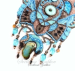 Kona Dreams Necklace Bead Embroidery by Svetlana Zoubkov
