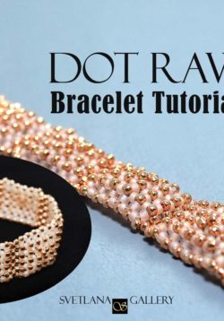Dot RAW Bracelet Beading Pattern Tutorial