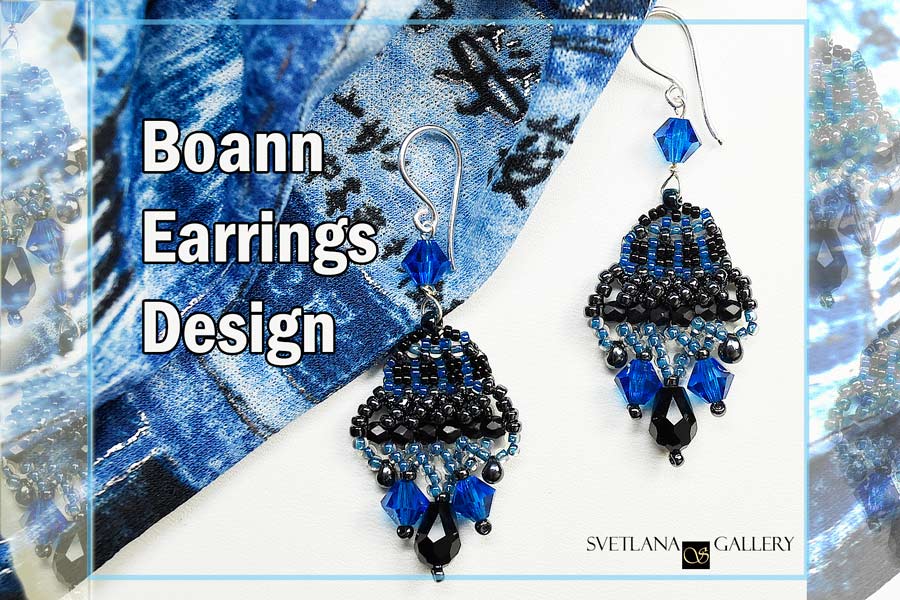 Boann Design Beaded Earrings Idea