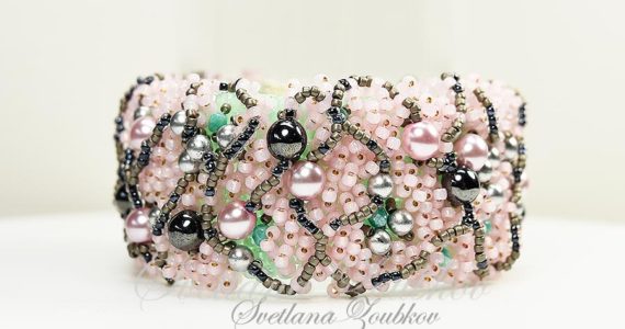 Peyote Stitch Base Bracelet Variation