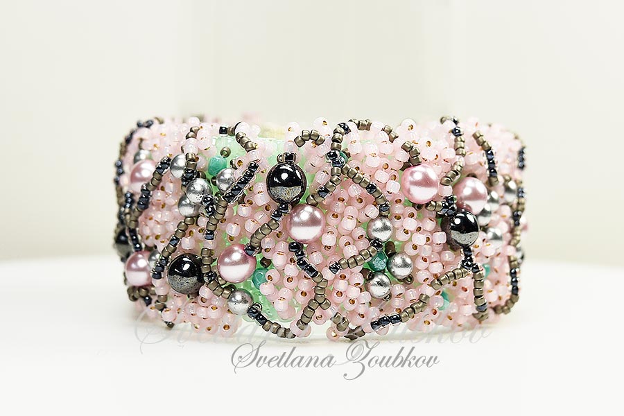 Peyote Stitch Base Bracelet Variation