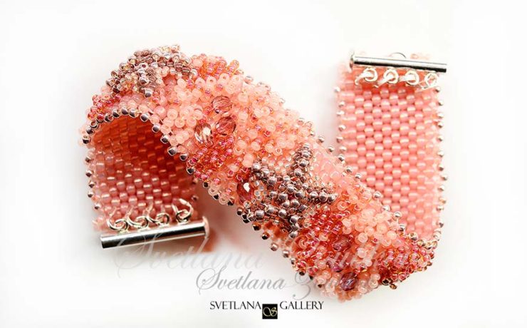 Peyote Stitch Starfish Beaded Bracelet