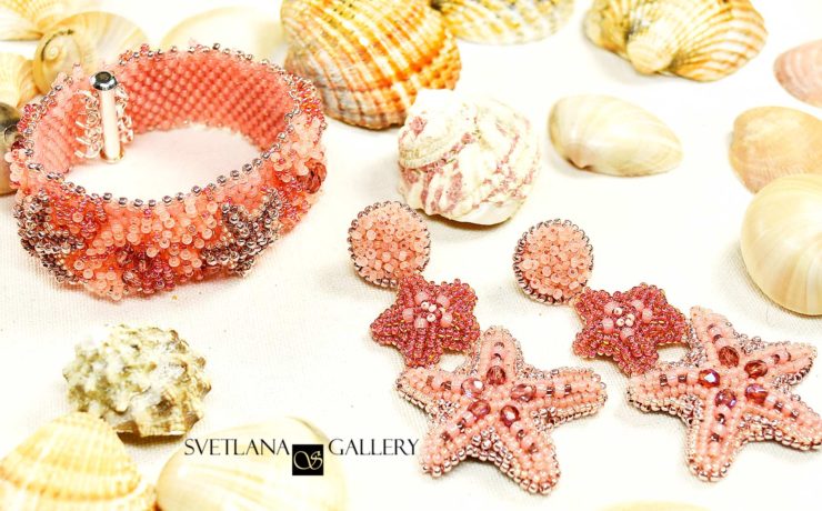 Starfish Jewelry Set