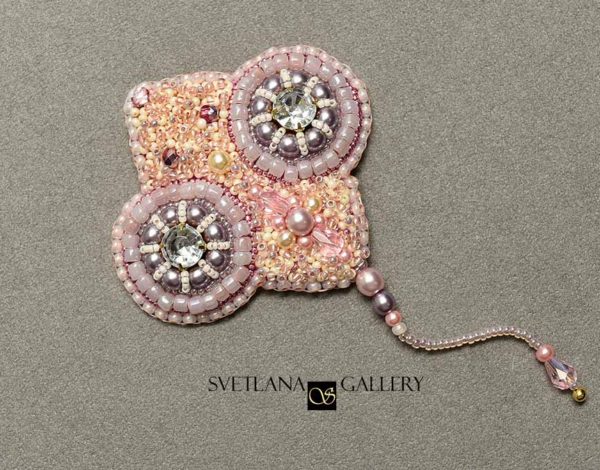Mouse Brooch Beadwork Idea
