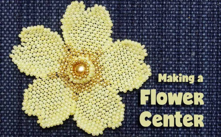 Making Beaded Flower Center