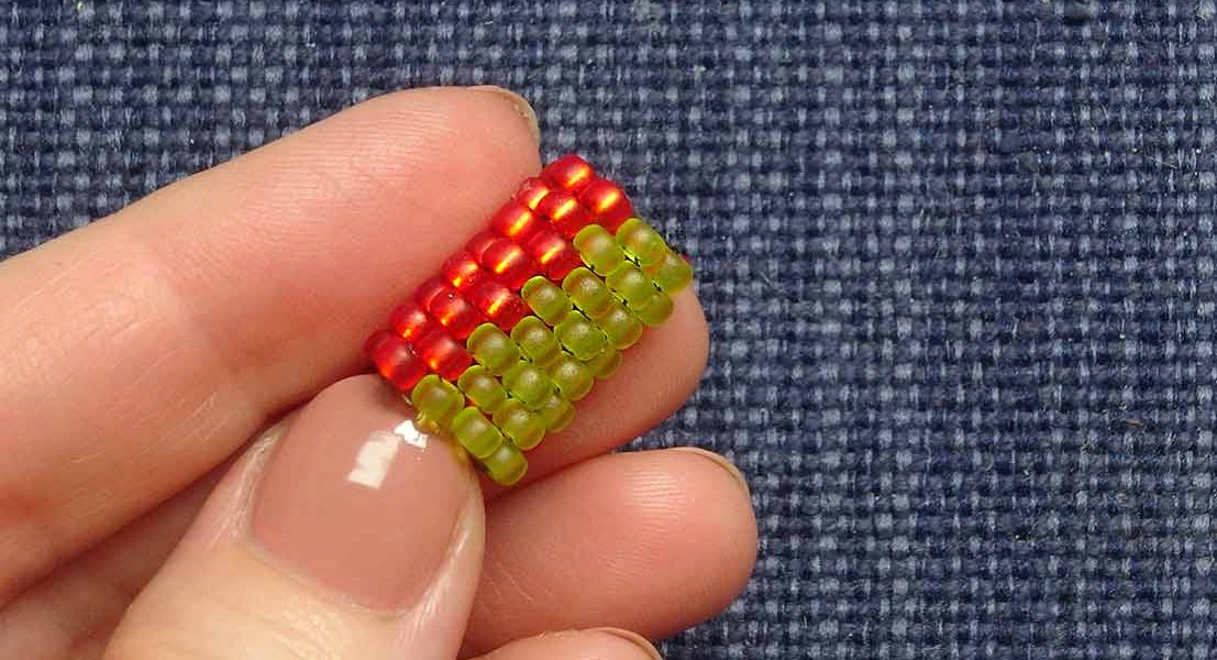 Peyote Stitch Cylinder Tutorial