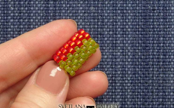 Peyote Stitch Cylinder Tutorial