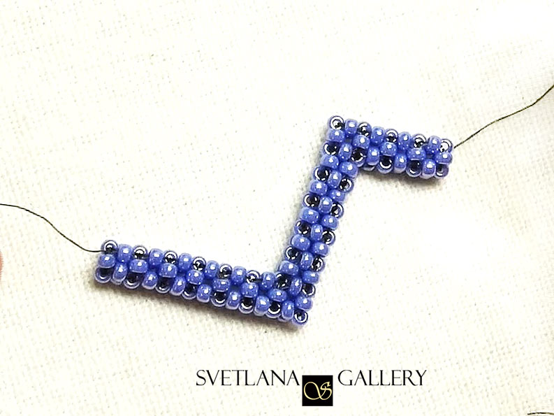 Cubic right angle weave necklace shop