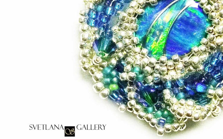 Free-Form Peyote Pendant