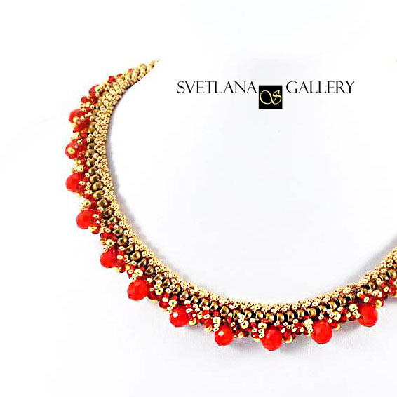 Double Spiral Necklace Tutorial