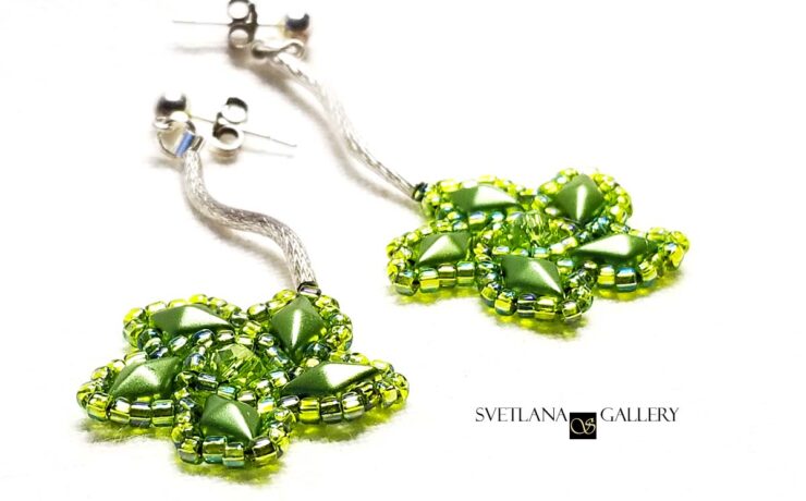 DiamonDuo Flower Earrings