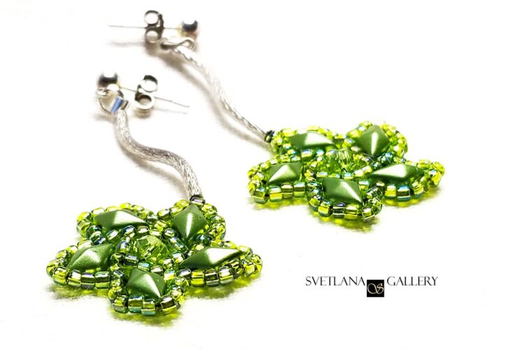 DiamonDuo Flower Earrings